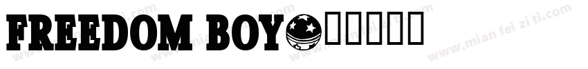 Freedom boy字体转换